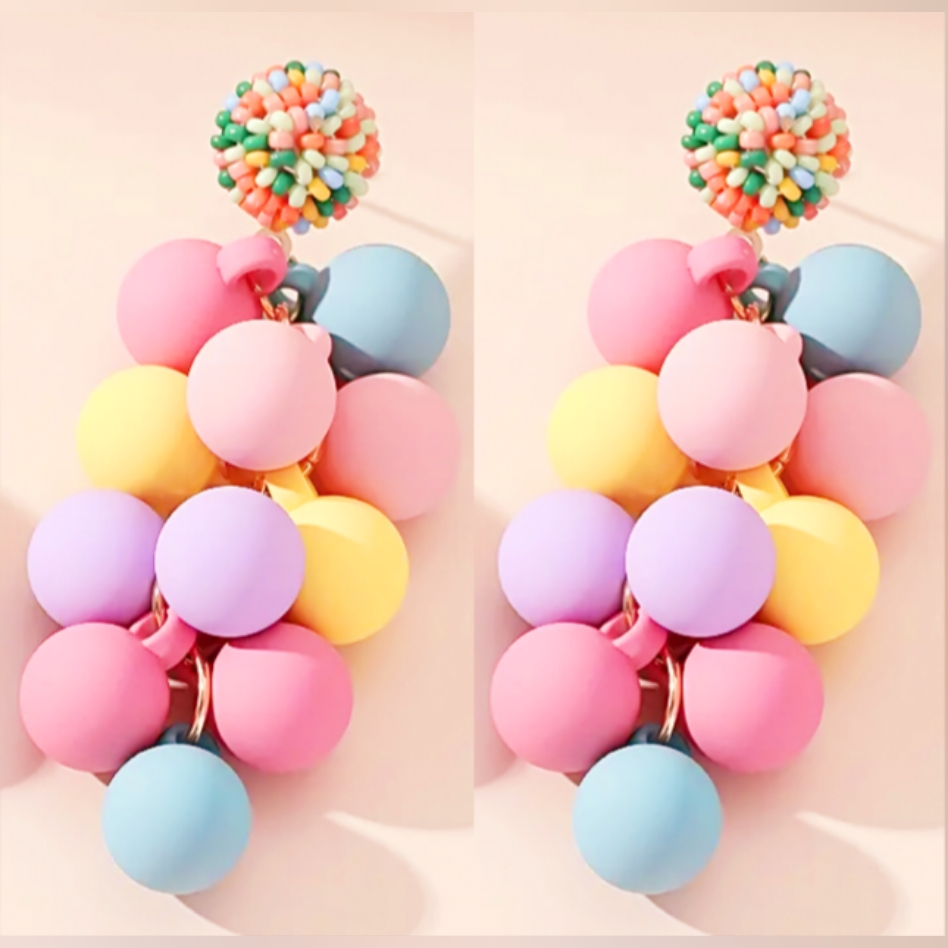 Confetti Balloon Celebration Earrings 19$